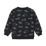 Sweatshirt mit Baumaschinen-Print von Minymo