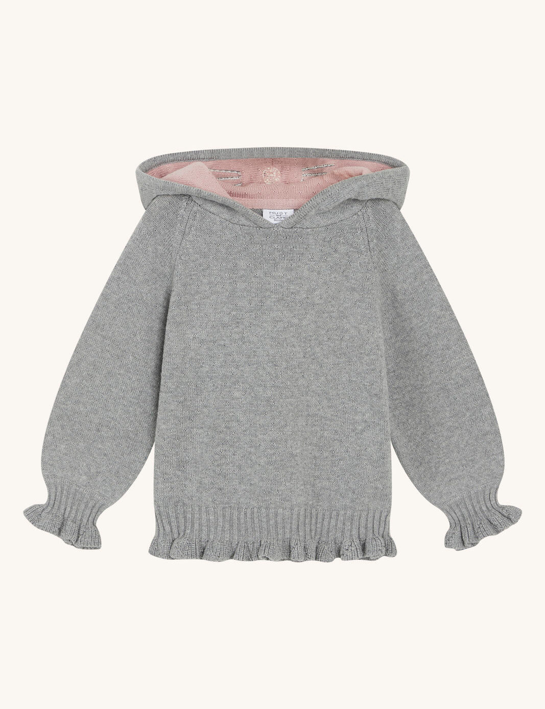 Pullover grau mit Tiergesicht "Pinja" von Hust and Claire