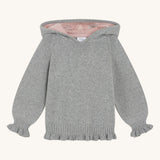 Pullover grau mit Tiergesicht "Pinja" von Hust and Claire