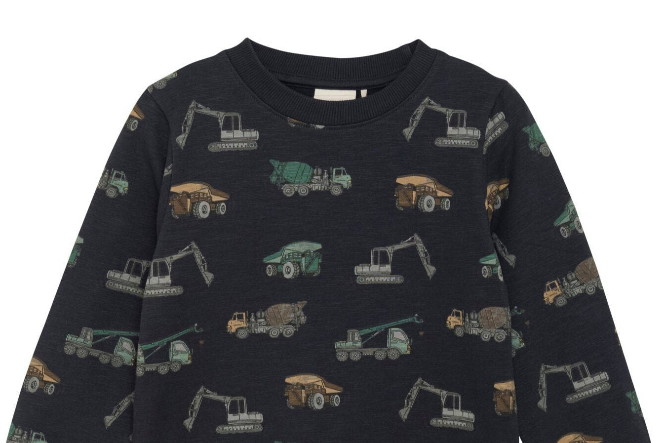 Pullover mit Baumaschinen