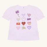 T-Shirt "Alma" in Lavendel von Hust and Claire