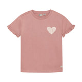 Daily7kids – T-Shirt Heart Ash Rose