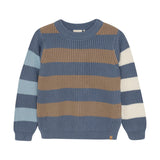 Gestreifter Strickpullover von Minymo