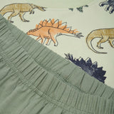 Minymo Set für Kinder – T-Shirt und Shorts mit Dinosaurier-Print
