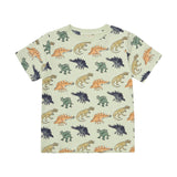 Minymo Set für Kinder – T-Shirt und Shorts mit Dinosaurier-Print